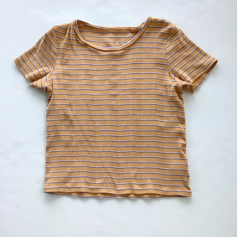 American Eagle Striped Tee